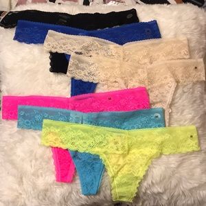 7 Aerie lace thongs